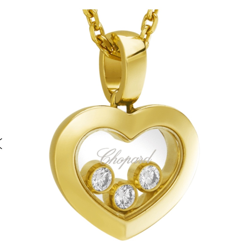 Chopard Happy Diamonds Icons - Yellow Gold- Diamonds- Chopard gorgeous necklace!